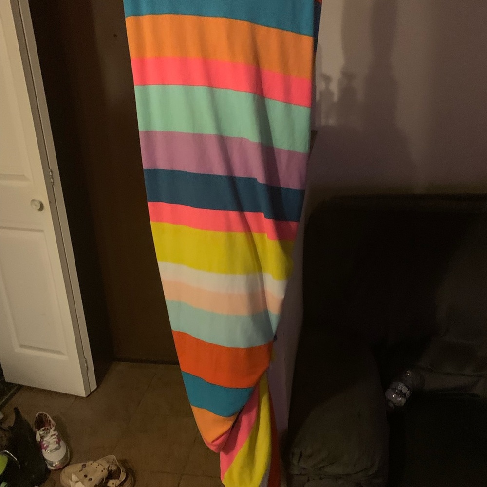 COLORFUL STRIPPED DRESS - Picture 14 of 16